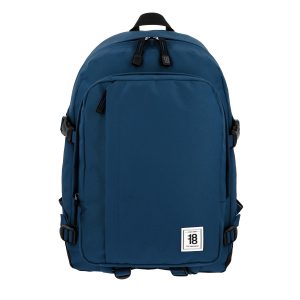 01 Mochila escolar juvenil 1818 by Chenson azul con amplio compartimento
