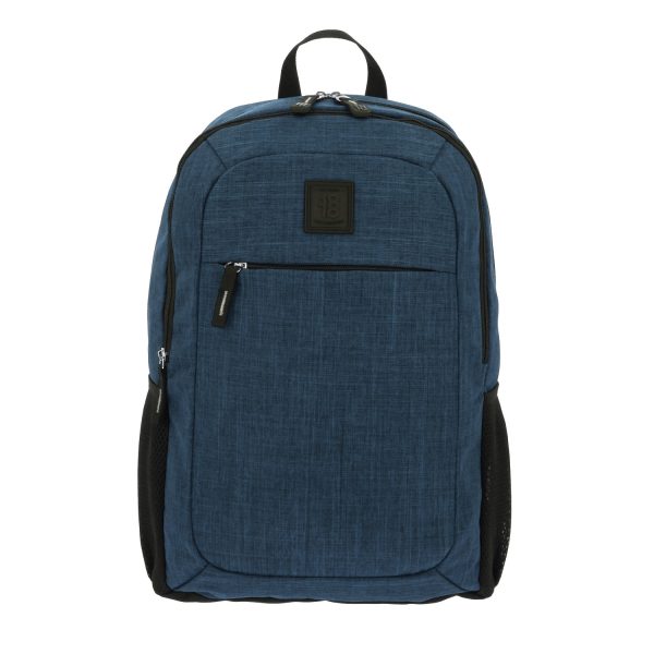 Mochila escolar juvenil 1818 by Chenson azul con amplio compartimento