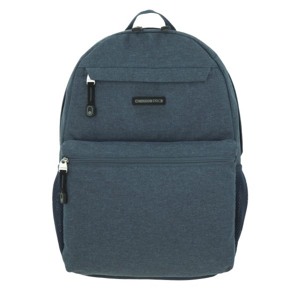 Mochila profesional Chenson Pro azul con amplio compartimento
