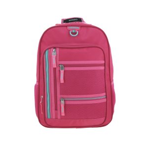 01 Mochila escolar rosa Chenson Clásico para secundaria con tabletera