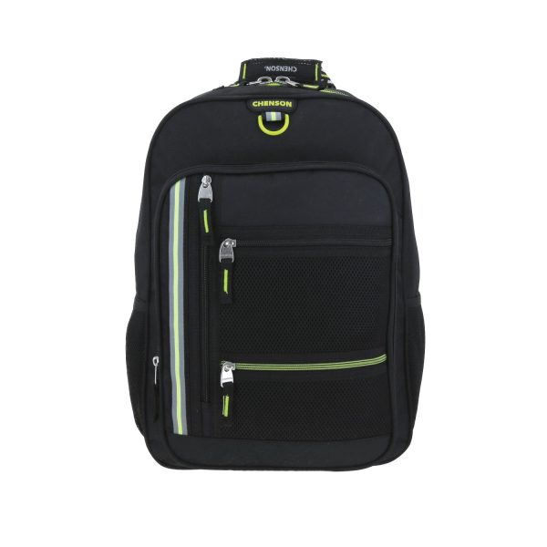 Mochila escolar Chenson Clásico negra con diseño funcional y amplio espacio