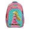 Mochila escolar para niña Mario Bros by Chenson color rosa divertida y duradera