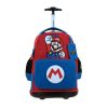 Mochila con Ruedas Mario Bros Azul Chenson Escolar