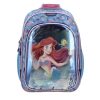 Mochila escolar para niña Princesas by Chenson azul con amplio compartimento