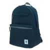 Mochila escolar juvenil 1818 by Chenson azul marino con doble bolsillo