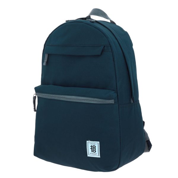 Mochila escolar juvenil 1818 by Chenson azul marino con doble bolsillo