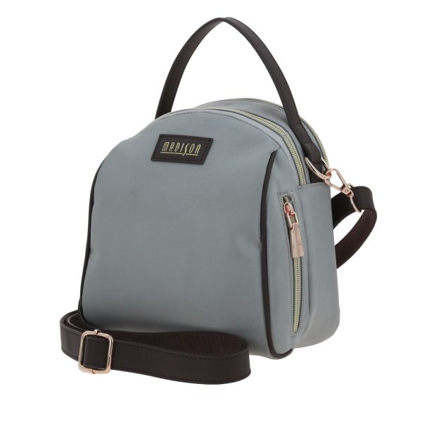 Mochila para Dama Madison Gris - Compacta y Funcional