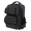 02 Mochila ejecutiva Chenson Pro negra con múltiples compartimentos