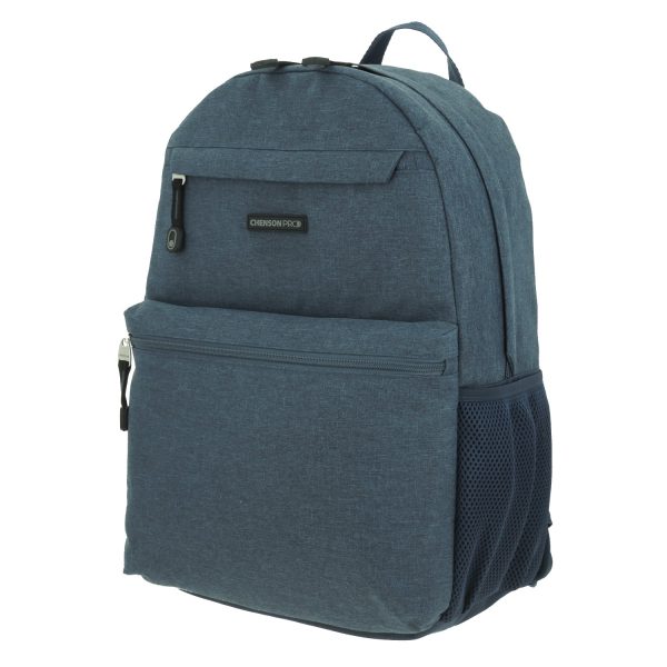 Mochila profesional Chenson Pro azul con amplio compartimento
