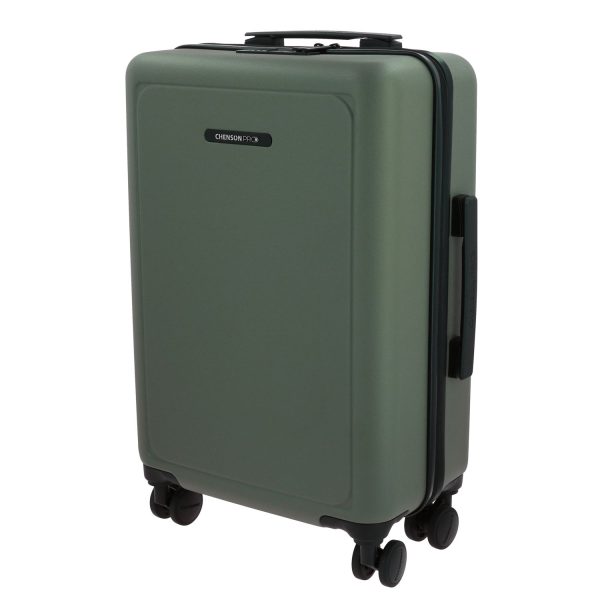 Maleta con ruedas Chenson Pro verde para ejecutivos - Elegancia y organización