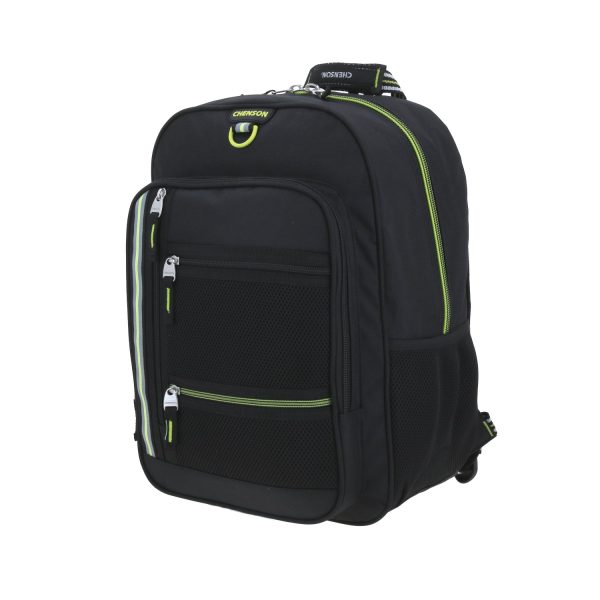 Mochila escolar Chenson Clásico negra con diseño funcional y amplio espacio