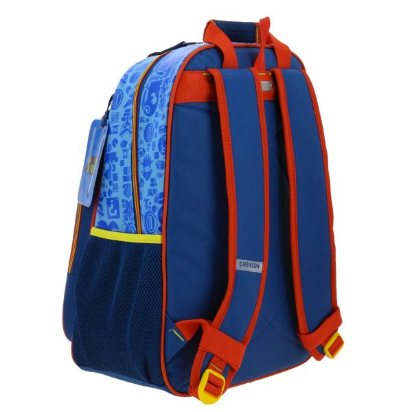 Mochila escolar para niño Mario Bros by Chenson color azul divertida y segura