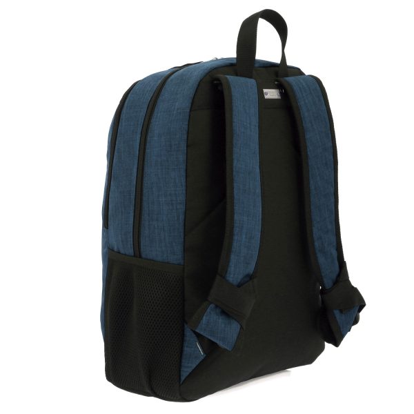 Mochila escolar juvenil 1818 by Chenson azul con amplio compartimento