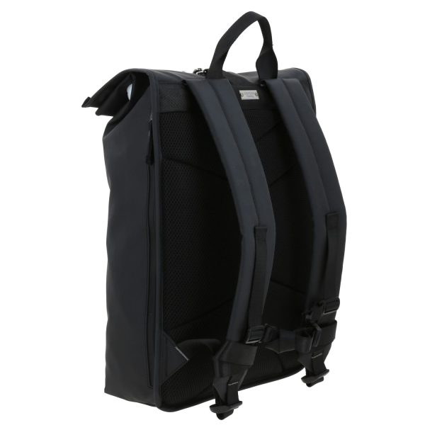 Mochila Ejecutiva Chenson Pro Negra con Tapa Enrollable - Elegante y Funcional