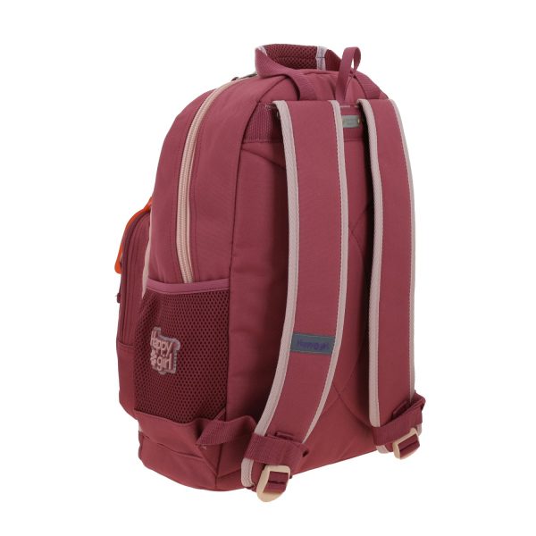 Mochila Escolar Happy Girl Rosa | Backpack Infantil Chenson
