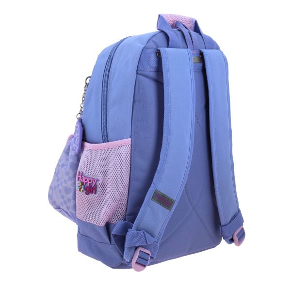 Mochila Escolar Happy Girl Uva | Backpack Resistente Niña