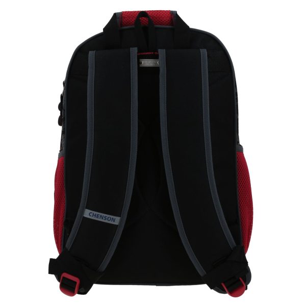 Mochila escolar para niño Miles Morales by Chenson color negro duradera