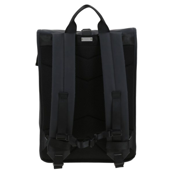 Mochila Ejecutiva Chenson Pro Negra con Tapa Enrollable - Elegante y Funcional