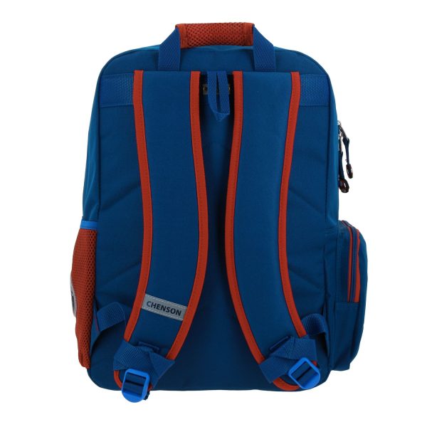 04 Mochila escolar para niño Mario Bros by Chenson color azul duradera