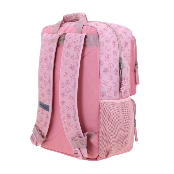 Mochila Escolar Happy Girl Rosa | Backpack Infantil Chenson