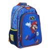 Mochila escolar para niño Mario Bros by Chenson color azul divertida y segura