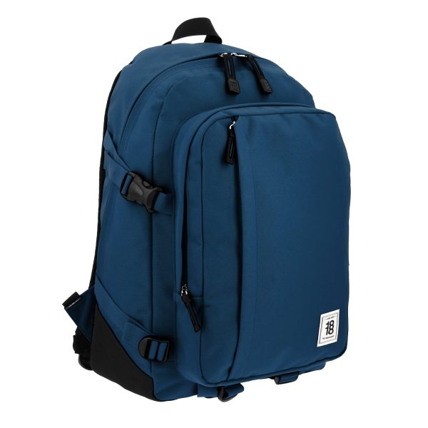 Mochila escolar juvenil 1818 by Chenson azul con amplio compartimento