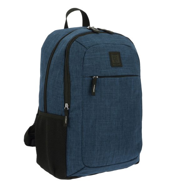 Mochila escolar juvenil 1818 by Chenson azul con amplio compartimento