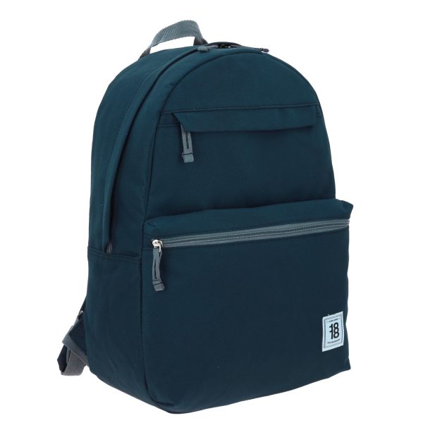 Mochila escolar juvenil 1818 by Chenson azul marino con doble bolsillo