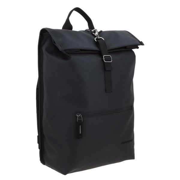 Mochila Ejecutiva Chenson Pro Negra con Tapa Enrollable - Elegante y Funcional