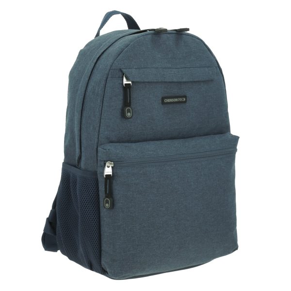 Mochila profesional Chenson Pro azul con amplio compartimento