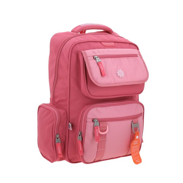 Mochila Escolar Happy Girl Rosa para Niña | Chenson