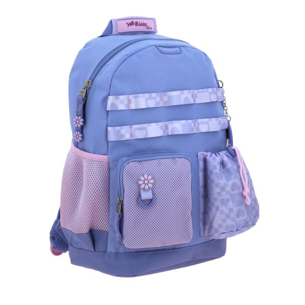 Mochila Escolar Happy Girl Uva | Backpack Resistente Niña