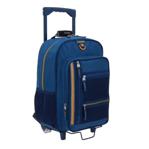 Mochila con Ruedas Chenson Clásico Azul para Primaria - Diseño y Calidad