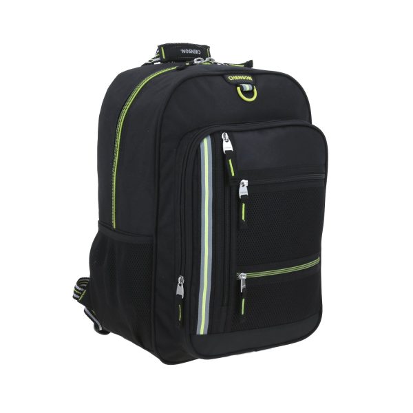 Mochila escolar Chenson Clásico negra con diseño funcional y amplio espacio