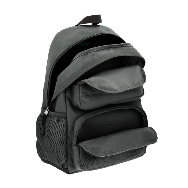 Mochila escolar juvenil 1818 by Chenson gris con amplio espacio