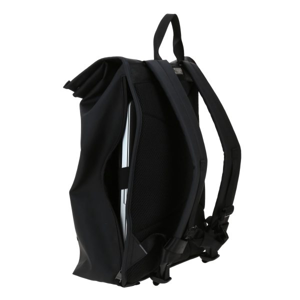 Mochila Ejecutiva Chenson Pro Negra con Tapa Enrollable - Elegante y Funcional