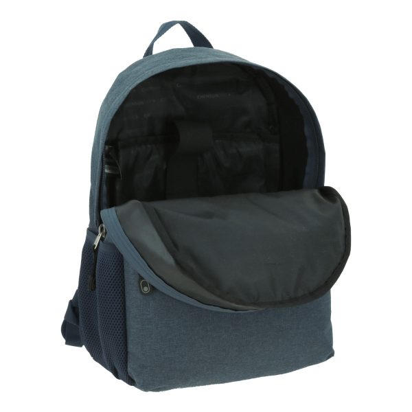 Mochila profesional Chenson Pro azul con amplio compartimento
