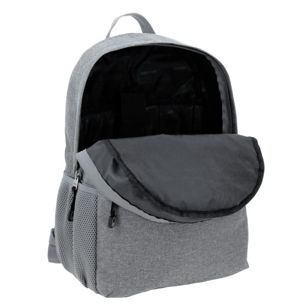 07 Mochila profesional Chenson Pro gris con amplia capacidad para laptop