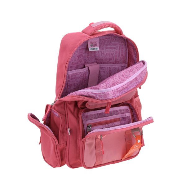 Mochila Escolar Happy Girl Rosa para Niña | Chenson