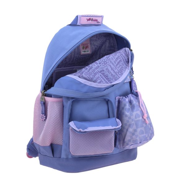 Mochila Escolar Happy Girl Uva | Backpack Resistente Niña
