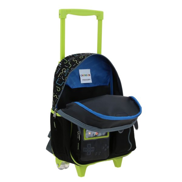 Mochila con Ruedas Chenson Original Negro | Escolar
