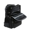 08 Mochila ejecutiva Chenson Pro negra con múltiples compartimentos
