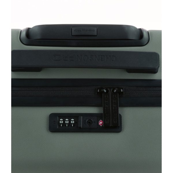 Maleta con ruedas Chenson Pro verde para ejecutivos - Elegancia y organización