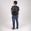 Mochila escolar Chenson Clásico negra con diseño funcional y amplio espacio