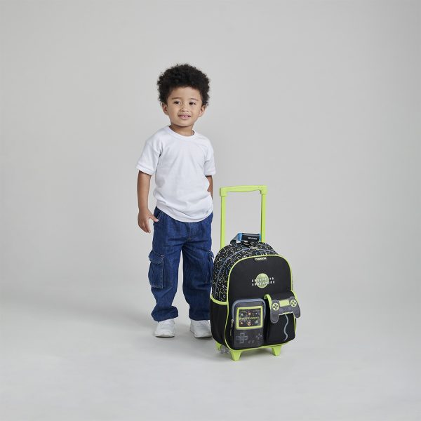 Mochila con Ruedas Chenson Original Negro | Escolar