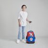 Mochila con Ruedas Mario Bros Azul Chenson Escolar