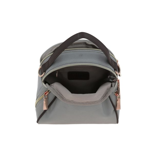 Mochila para Dama Madison Gris - Compacta y Funcional